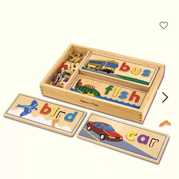 Melissa & Doug Wood See & Spell - Picture 1 of 12